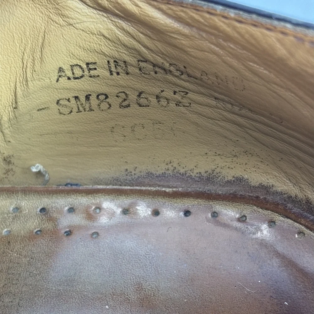 Vintage Dr. Martens Made In England 8266 Cap Toe Shoes Men's Sz UK9 US10 Leather